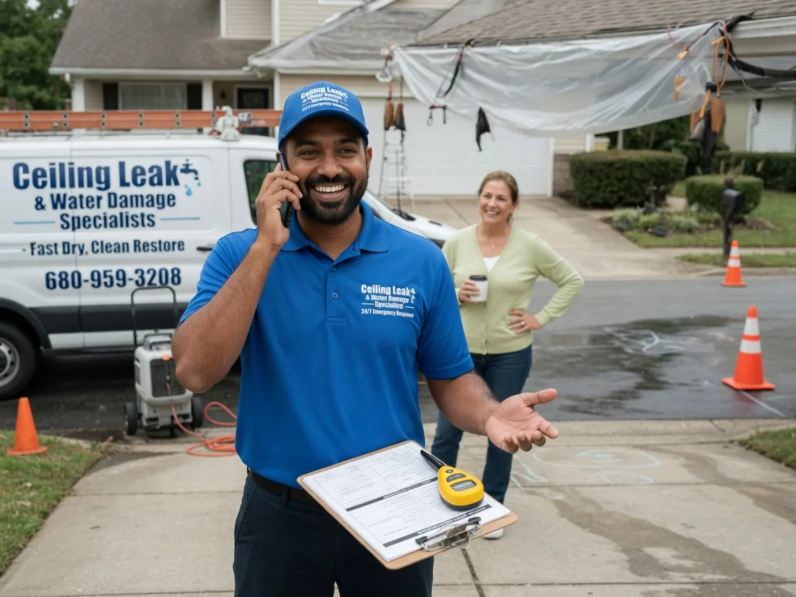 Ceiling Leak Cleanup Byesville, OH FAQs